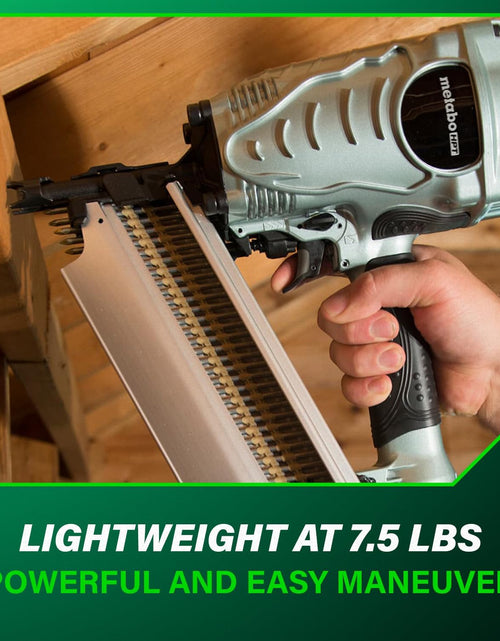 Load image into Gallery viewer, Framing Nailer, Pro-Preferred Power Nailer for Flooring, Roof Decking, and More, Lightweight 7.5 Lbs Framing Tool for 21° 2&quot; to 3-1/2&quot; Plastic Collated Nails, NR90AES1
