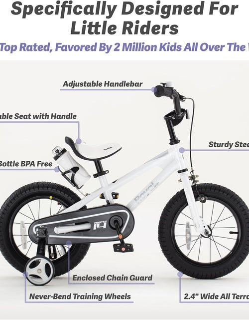 Load image into Gallery viewer, Kids Bike EZ Freestyle Training Free Balance to Pedal Easy Learning Bicycle, 12-18 Inch for Toddlers to Big Kids
