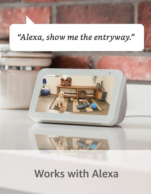 Load image into Gallery viewer, Stick up Cam Plug-In | Weather-Resistant Outdoor Camera, Live View, Color Night Vision, Two-Way Talk, Motion Alerts, Works with Alexa | White
