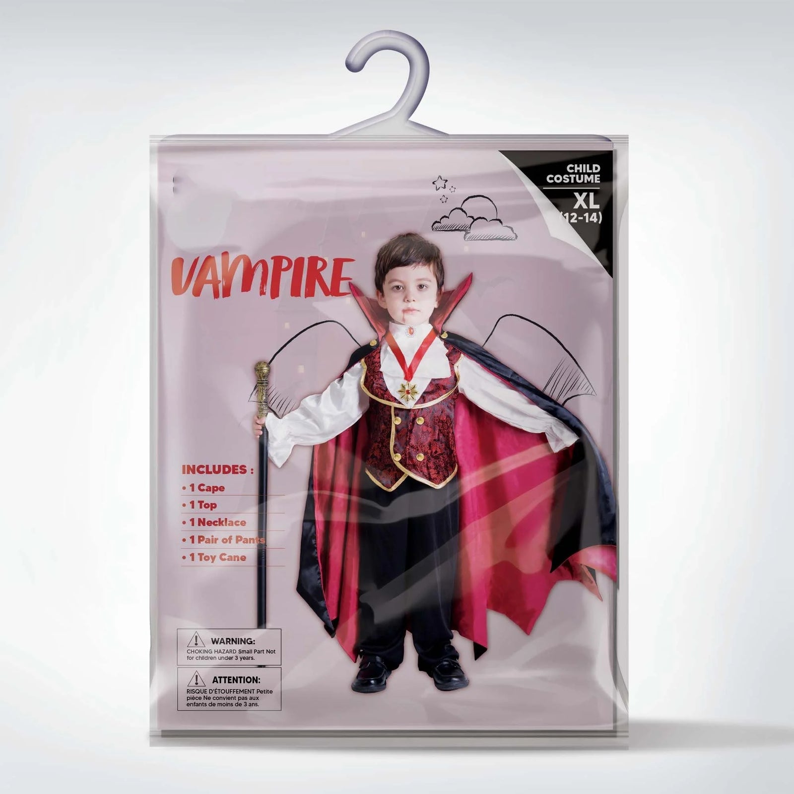 Gothic Vampire Costume Kids, Toddler Vampire Costume Halloween Vampire Costume, Vampire Costume for Boys, Halloween Party Dress up (3-4Yrs)