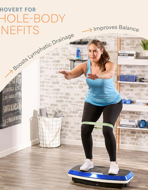 Load image into Gallery viewer, Hovert 3D Heavy Duty Vibration Plate Machine – Sturdy Dual Motor Platform with Lateral &amp; 3D Motion – Full Body Workout for Strength, Balance, Recovery &amp; Circulation
