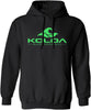 Black With Neon Green Logo