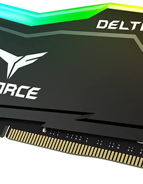 Load image into Gallery viewer, T-Force Delta RGB DDR4 16GB (2X8Gb) 3200Mhz (PC4-25600) CL16 Desktop Memory Module Ram Black - TF3D416G3200HC16CDC01
