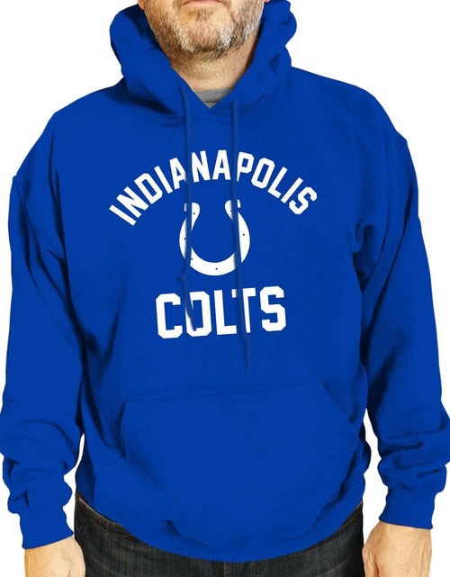 Load image into Gallery viewer, NFL Adult Gameday Hooded Sweatshirt - Poly Fleece Cotton Blend - Stay Warm and Represent Your Team in Style
