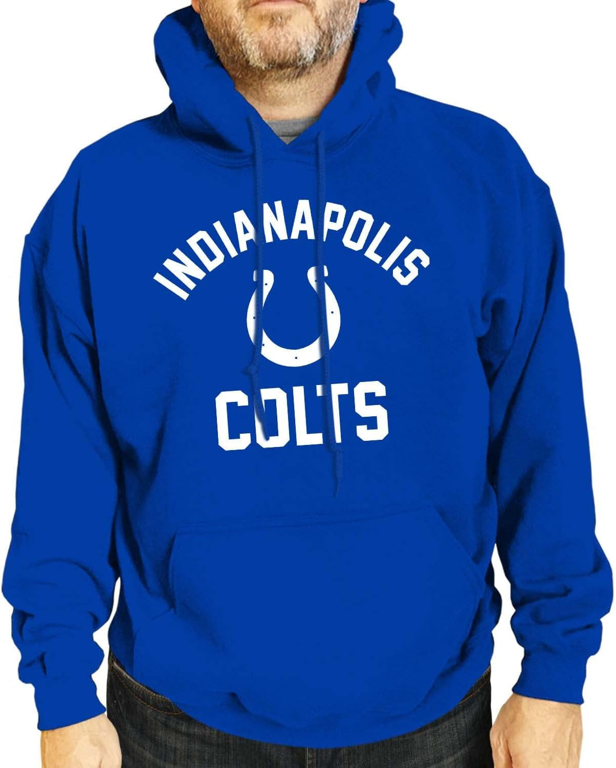 NFL Adult Gameday Hooded Sweatshirt - Poly Fleece Cotton Blend - Stay Warm and Represent Your Team in Style