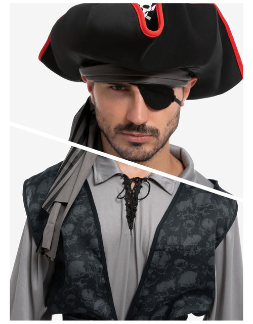 Load image into Gallery viewer, Men Pirate Costume Plundering Sea Captain Set for Adults Halloween Themed Parties
