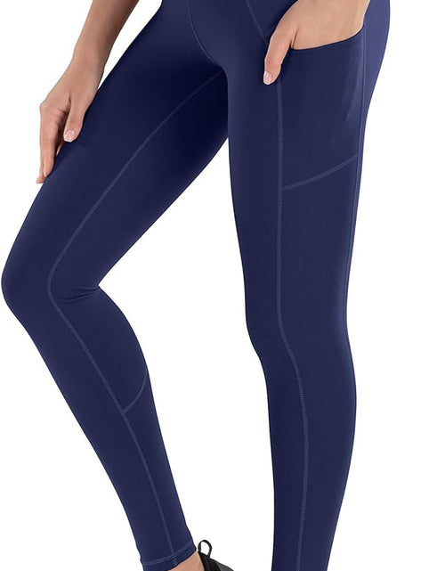 Load image into Gallery viewer, High Waisted Leggings with Pockets for Women: Lifesky Women&#39;S Spandex 4-Way Stretch Workout Yoga Pants - Tummy Control Buttery Soft Athletic Workout Butt Leggings
