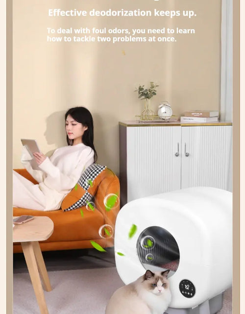 Load image into Gallery viewer, Smart Automatic Self-Cleaning Cat Litter Box

