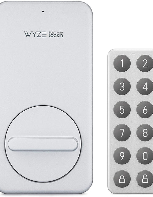 Load image into Gallery viewer, Lock Keypad for  Lock | a Completely Wireless Bluetooth Keypad That Allows You to Create, Share, and Use Unique Codes to Unlock Your  Lock |  Lock Sold Separately, Silver
