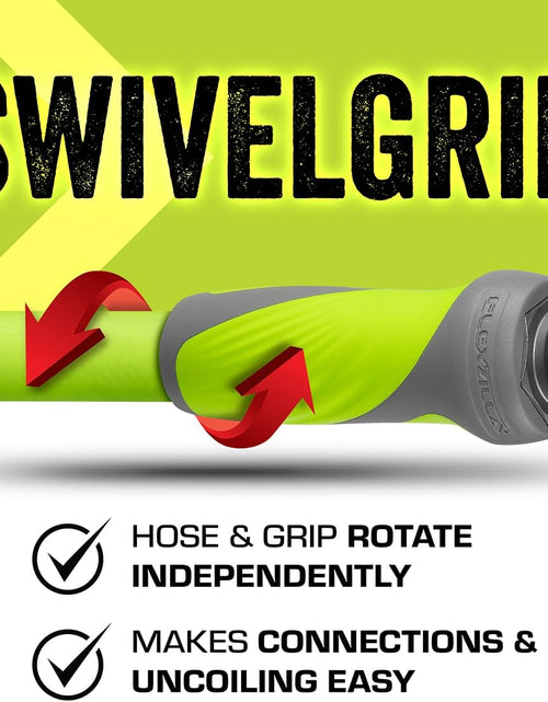 Load image into Gallery viewer, Garden Lead-In Hose with Swivelgrip, 5/8 In. X 10 Ft., Lightweight All-Weather Water Hose, Durable and Flexible, Leak-Free Connections
