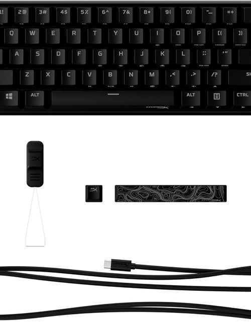 Load image into Gallery viewer, Alloy Origins 60 - Mechanical Gaming Keyboard, Ultra Compact 60% Form Factor, Double Shot PBT Keycaps, RGB LED Backlit, NGENUITY Software Compatible - Linear  Red Switch,Black
