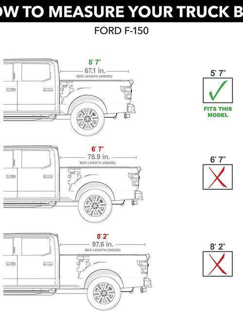 Load image into Gallery viewer, flip MX4 Hard Folding Truck Bed Tonneau Cover | 448329 | Fits 2015-2020 Ford F-150 5&#39; 7&quot; Bed (67.1&quot;)
