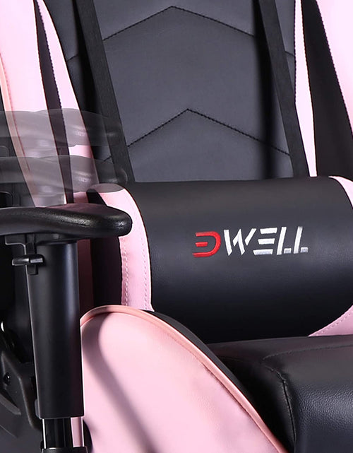 Load image into Gallery viewer, Pink Gaming Chair Ergonomic Computer Chair,Office Chair Gaming Massage Chair Gaming Chair with Footrest(Pink)

