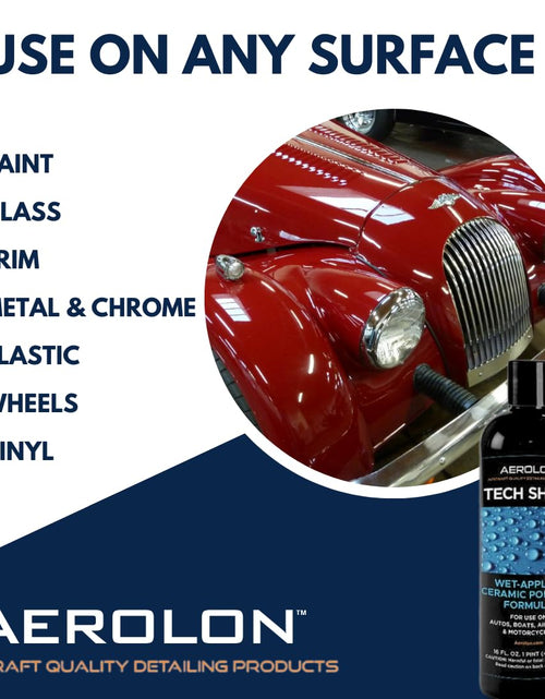 Load image into Gallery viewer, Tech Shine: Ceramic Coating for Cars, Car Wax, Car Polish, Ceramic Polymer Coating, Hydrophobic Top Coat Polish and Sealer, 6-8 Applications per Bottle
