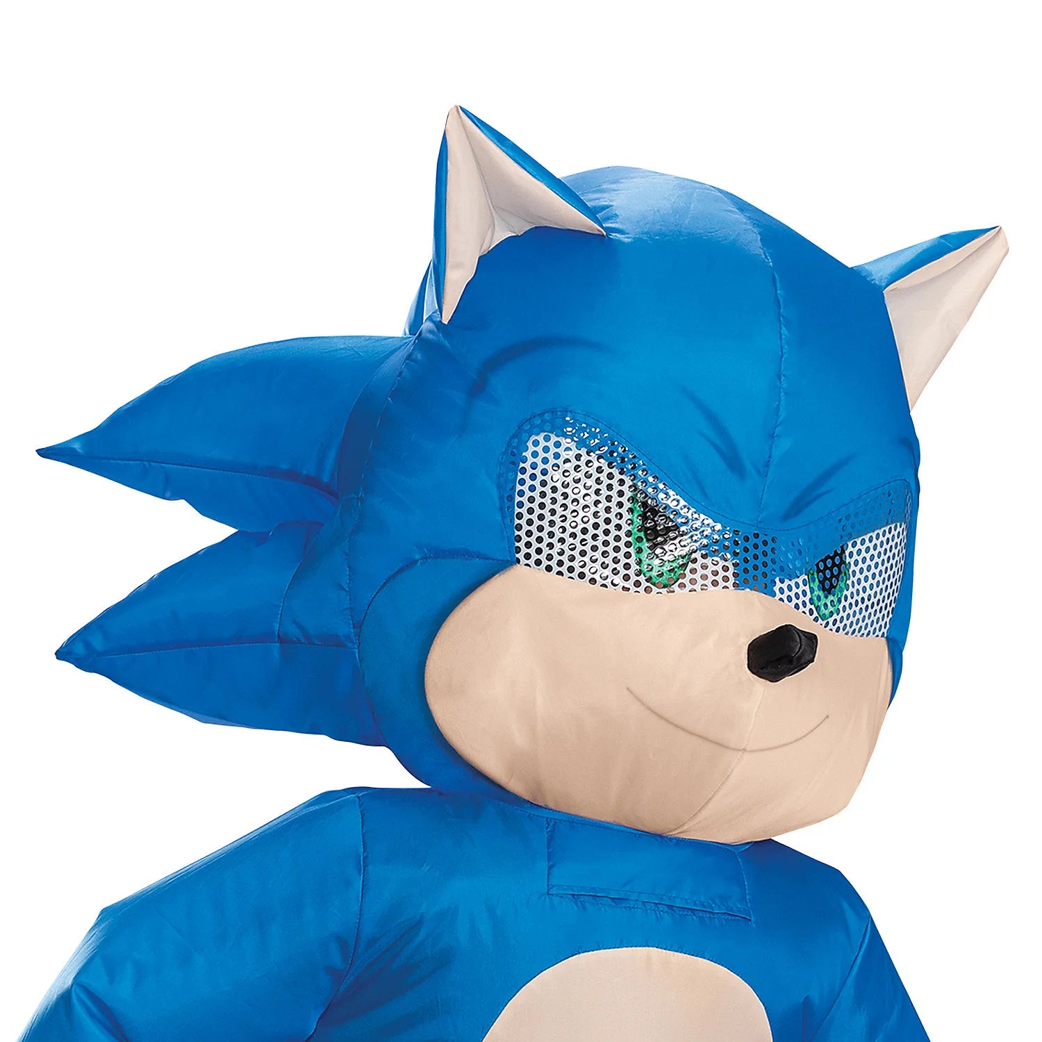 Sonic Inflatable Kids Costume, Official Sonic Move 3 Inflating Costume with Fan, One Size Child