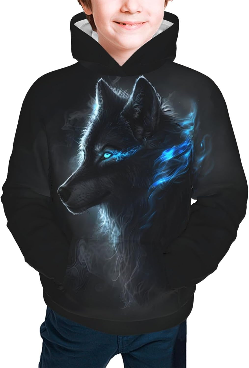 Kids Novelty 3D Printed Sweatshirt Girl Boy Galaxy Pullover Hoodies