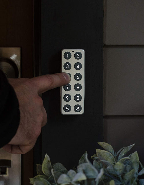 Load image into Gallery viewer, Lock Keypad for  Lock | a Completely Wireless Bluetooth Keypad That Allows You to Create, Share, and Use Unique Codes to Unlock Your  Lock |  Lock Sold Separately, Silver
