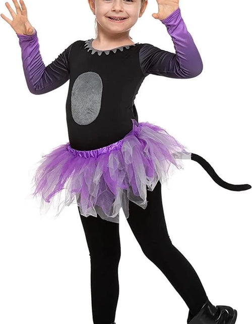 Load image into Gallery viewer, Halloween Children Girls Tutu Cat Skirt Cute Animal Costume for Kids Halloween Dress up Party
