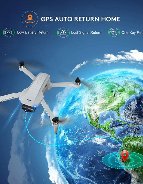 Load image into Gallery viewer, KF102 Drones with Camera for Adults 4K, GPS Drone with 2-Axis Gimbal Camera, Long Range Professional Drones for Beginners 5G FPV Transmission,2 Batteries 50Mins Flight Time Auto Return Home
