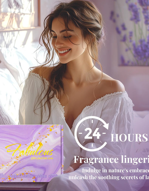 Load image into Gallery viewer, Self Care Gifts for Women Get Well Soon Gifts, Purple Birthday Gift Baskets, 8Pcs Lavender Bath and Body Sets with 20Oz Vacuum Insulated Tumbler Mother&#39;S Day Gifts for Mom
