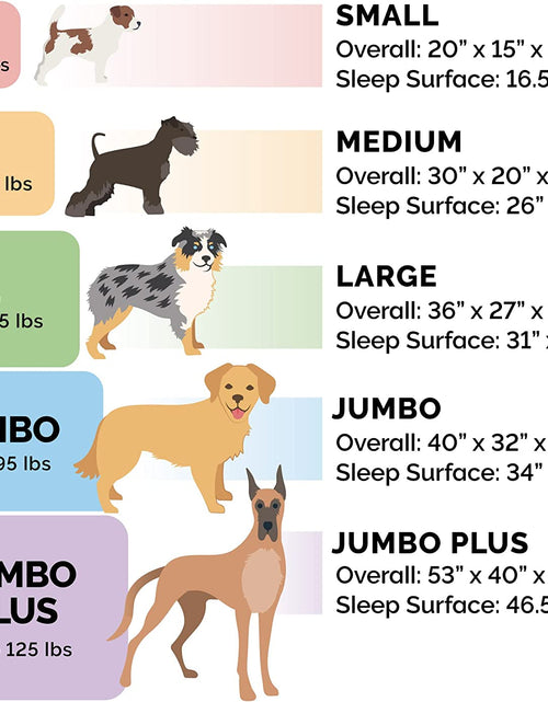 Load image into Gallery viewer, Pillow Dog Bed for Large/Medium Dogs W/ Removable Bolsters &amp; Washable Cover - Plush &amp; Woven Decor Comfy Couch Sofa - Diamond Brown, Large
