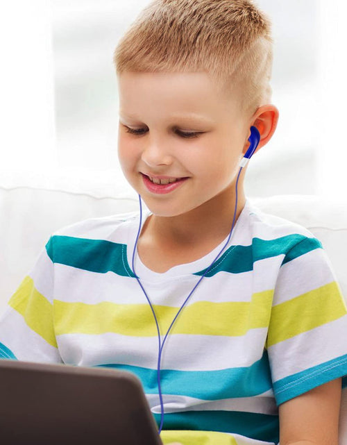 Load image into Gallery viewer, Earbuds Bulk for Kids Students School Classroom 30 Pack,  Wholesale Disposable Earphones Headphones for Computers Chromebook Ipad PC Android Phone, Fits All 3.5Mm Interface

