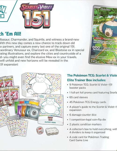 Load image into Gallery viewer, Trading Card Games Scarlet &amp; Violet 3.5 151 Elite Trainer Box
