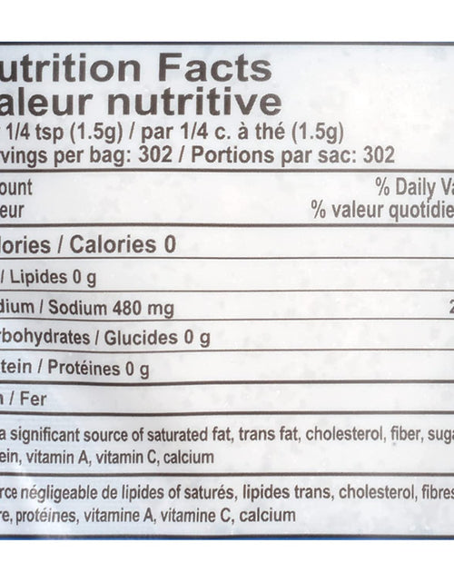 Load image into Gallery viewer, Light Grey  Resealable Bags Â€“ Additive-Free, Delicious Sea Salt, Perfect for Cooking, Baking and More - Gluten-Free, Non-Gmo Verified, Kosher and Paleo-Friendly, 16 Ounce (Pack of 2)
