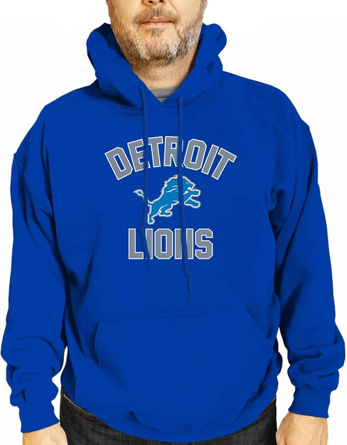 Load image into Gallery viewer, NFL Adult Gameday Hooded Sweatshirt - Poly Fleece Cotton Blend - Stay Warm and Represent Your Team in Style
