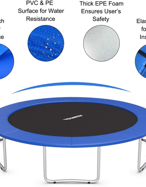 Load image into Gallery viewer, Trampoline Pad, 8Ft 10Ft 12Ft 14Ft 15Ft 16Ft Trampoline Replacement Safety Pad, No Holes for Pole, Waterproof Trampoline Accessories Spring Cover

