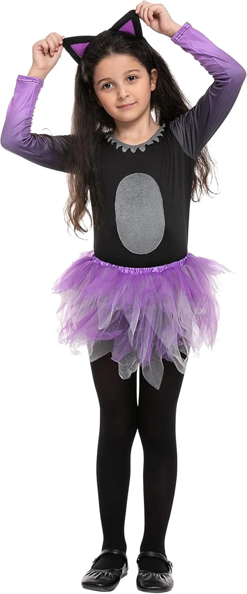 Halloween Children Girls Tutu Cat Skirt Cute Animal Costume for Kids Halloween Dress up Party