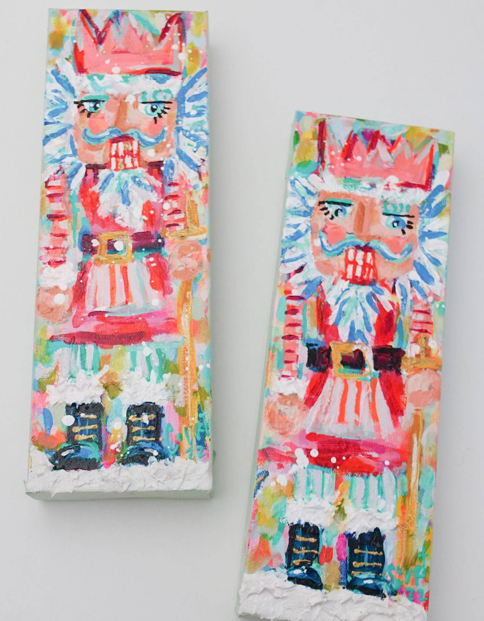 Dixon Nutcracker Decor Painting: 3x9