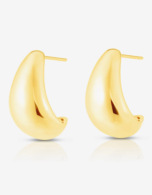 Load image into Gallery viewer, Gold Cloud Earrings
