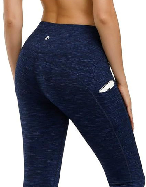 Load image into Gallery viewer, Lifesky Women Yoga Leggings Pants: High Waist Tummy Control 4-Way Stretch Yoga Pants with 3 Pockets for Ladies - Compression Anti-Squat Proof Tights for Workout Gym Running Athletic Exercise Fitness
