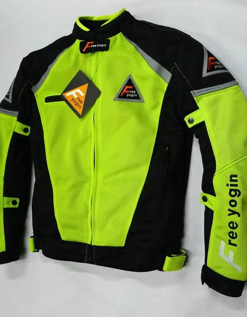 Load image into Gallery viewer, Summer Motorcycle Riding Clothing Men&#39;S Motorcycle Mesh Thin Breathable Racing Clothing Knight Clothing Fall Prevention Clothing
