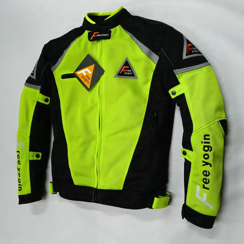 Summer Motorcycle Riding Clothing Men'S Motorcycle Mesh Thin Breathable Racing Clothing Knight Clothing Fall Prevention Clothing