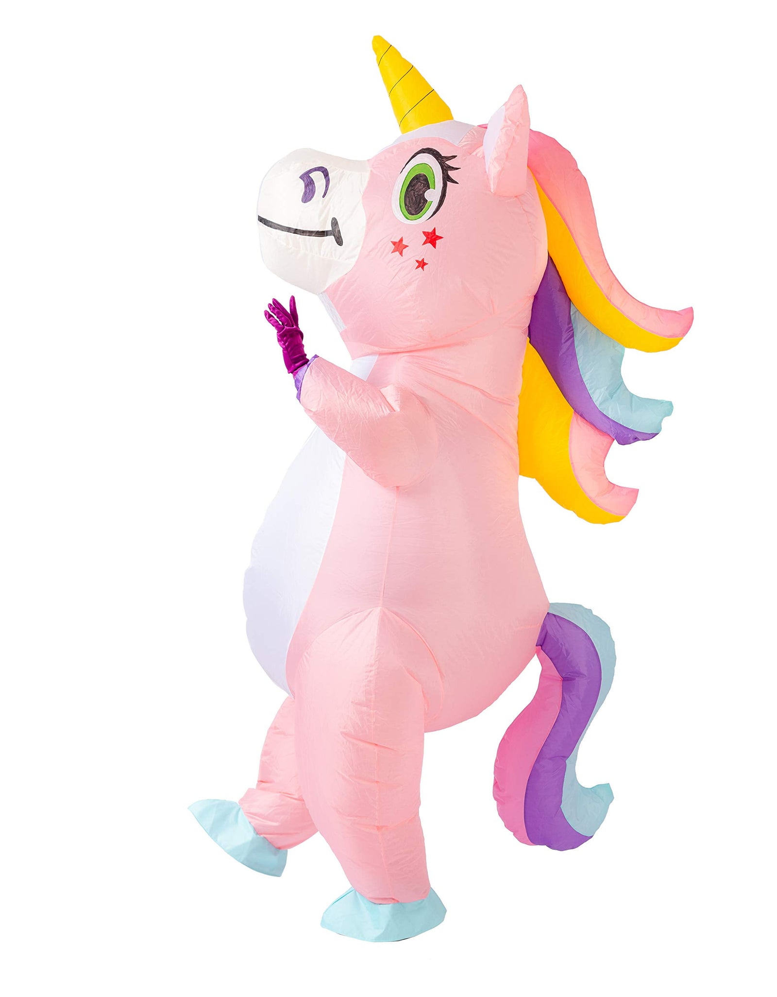Inflatable Costume for Adults, Full Body Unicorn Air Blow-Up Halloween Costume Dress Up