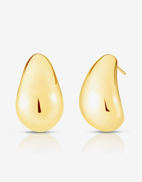 Load image into Gallery viewer, Gold Cloud Earrings

