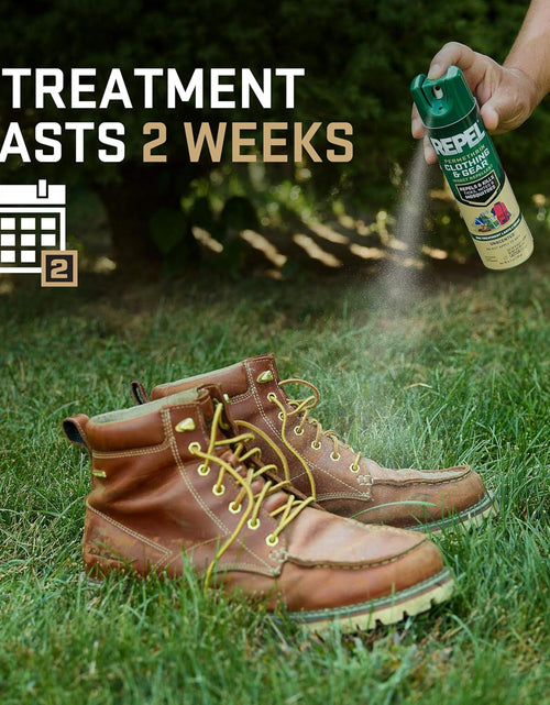 Load image into Gallery viewer, Permethrin Clothing &amp; Gear Insect lent, Use on Outdoor Gear, Tents and Sleeping Bags, s Mosquitoes, Ticks, Mites, (Aerosol Spray), 6.5 Fl Oz (Pack of 6)
