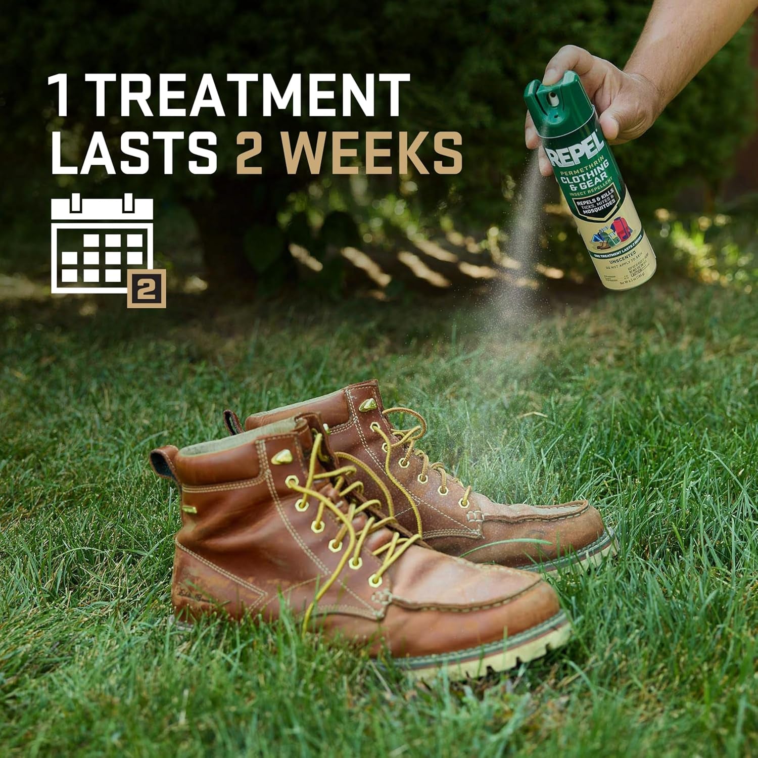 Permethrin Clothing & Gear Insect lent, Use on Outdoor Gear, Tents and Sleeping Bags, s Mosquitoes, Ticks, Mites, (Aerosol Spray), 6.5 Fl Oz (Pack of 6)