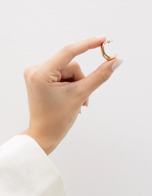 Load image into Gallery viewer, Gold Cloud Earrings
