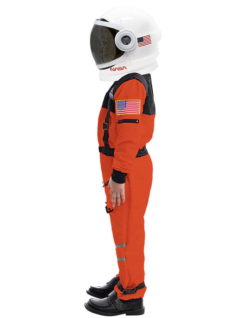 Load image into Gallery viewer, Astronaut Costume with Helmet for Kids Toddler Boys Halloween Dress up Party and Roly Play Cosplay 3-14 Years
