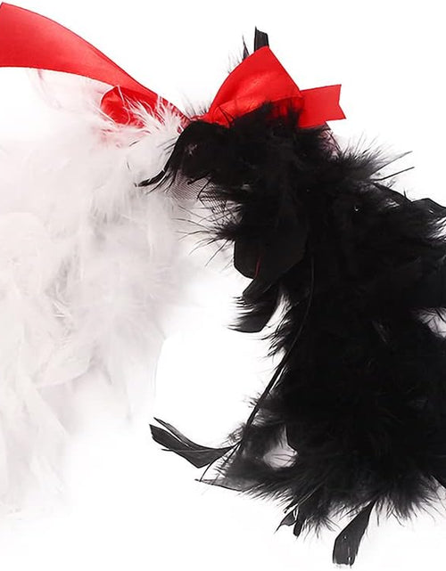 Load image into Gallery viewer, Toddler Dalmatian Costume Girls Dalmatian Cruella Deville Costume Kids Dress up Devilish Cosplay Halloween Dalmation Costume Cape Infant Tutu Skirt Black and White Wigs Baby Birthday Party Outfit 2-3T
