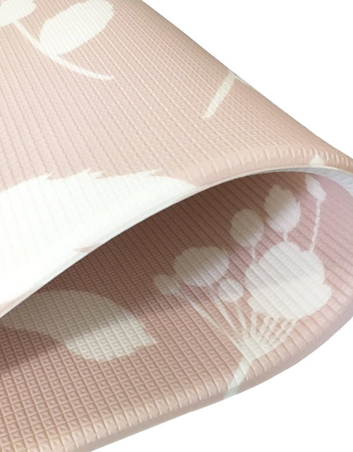 Load image into Gallery viewer, Premium Stylish Foam Floor Mat | Cushy-Soft &amp; Thick | Waterproof, Easy-To-Clean, Hypoallergenic, Non-Toxic, Pet-Friendly, Portable | Baby Play Mat, Yoga, Exercise Mat - Large Blush Pink Garden Blossom
