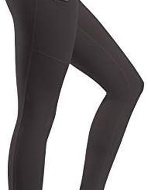 Load image into Gallery viewer, 2 Pack High Waist Yoga Pants, Pocket Yoga Pants Tummy Control Workout Running 4 Way Stretch Yoga Leggings
