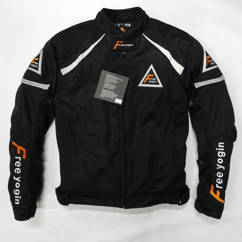Summer Motorcycle Riding Clothing Men'S Motorcycle Mesh Thin Breathable Racing Clothing Knight Clothing Fall Prevention Clothing