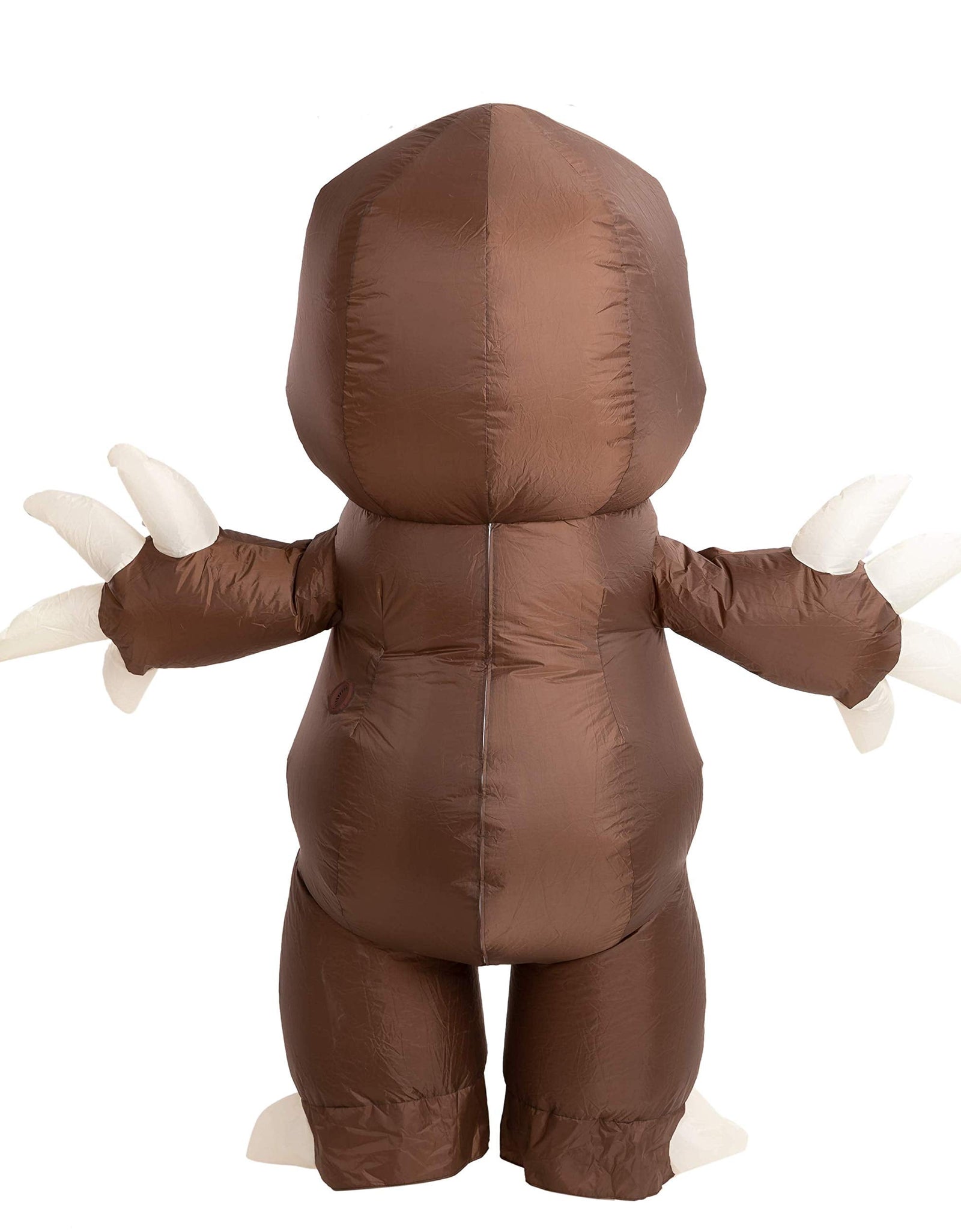 Halloween Inflatable Costume for Adults, Air Blow-Up Sloth Dress up Unisex Cosplay Costume (Brown)