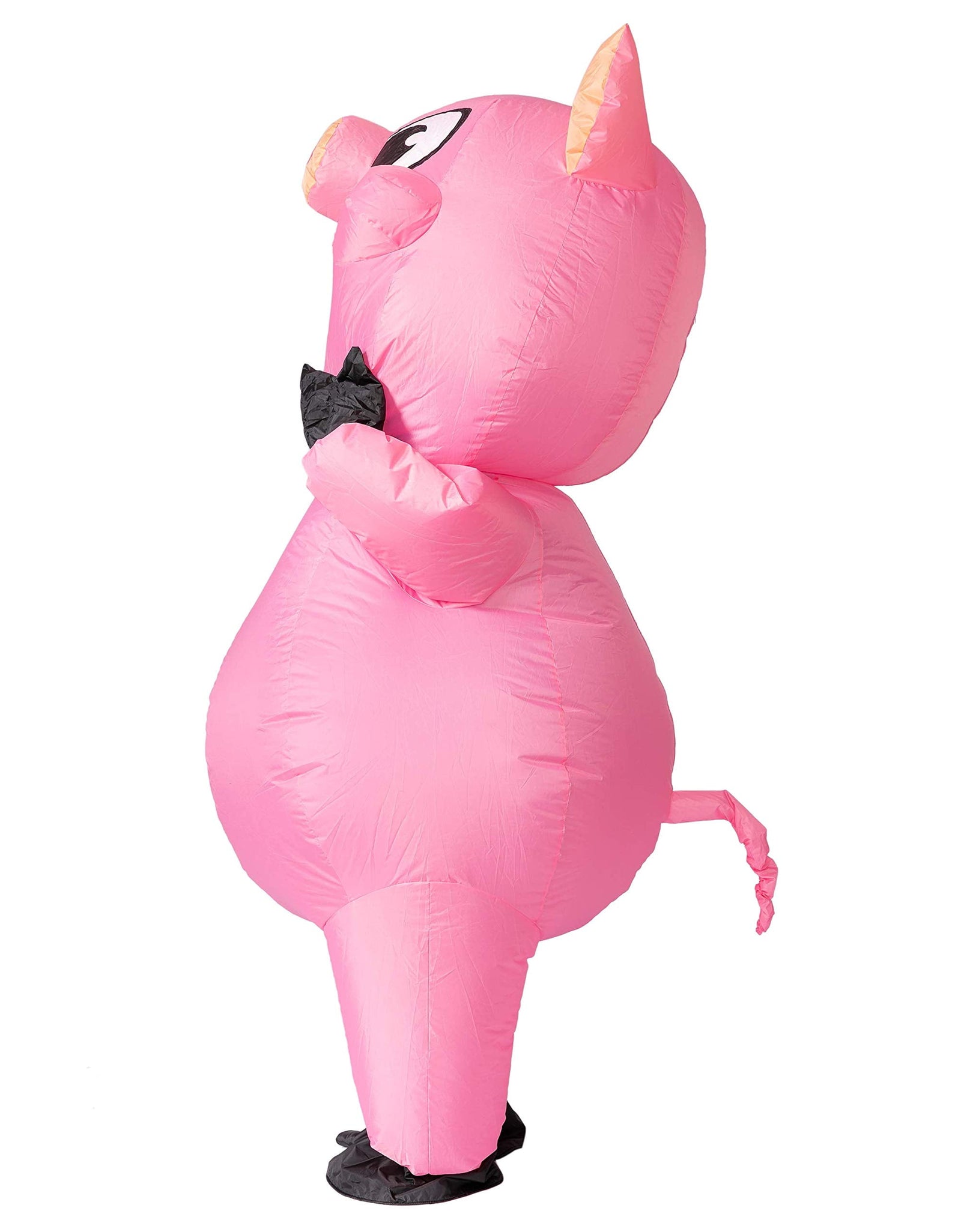 Halloween Inflatable Costume for Adults, Air Blow-Up Piggy Dress up Unisex Cosplay Costume (Pink)