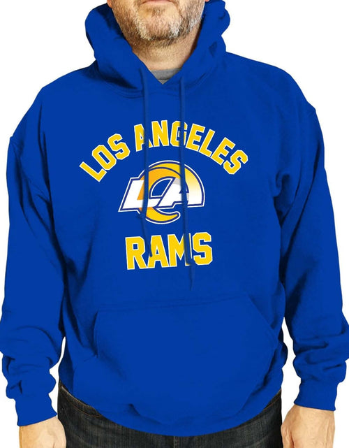 Load image into Gallery viewer, NFL Adult Gameday Hooded Sweatshirt - Poly Fleece Cotton Blend - Stay Warm and Represent Your Team in Style
