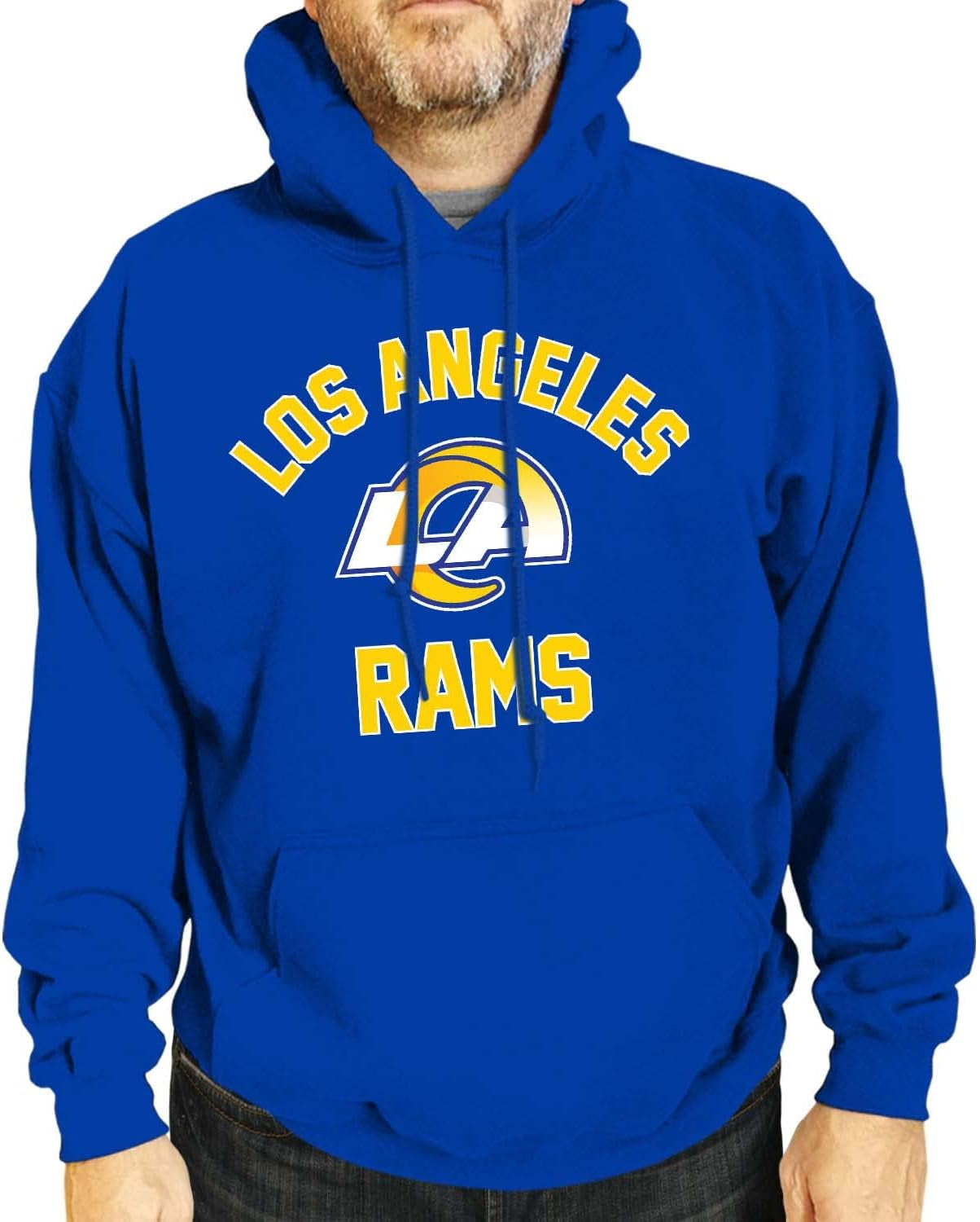 NFL Adult Gameday Hooded Sweatshirt - Poly Fleece Cotton Blend - Stay Warm and Represent Your Team in Style